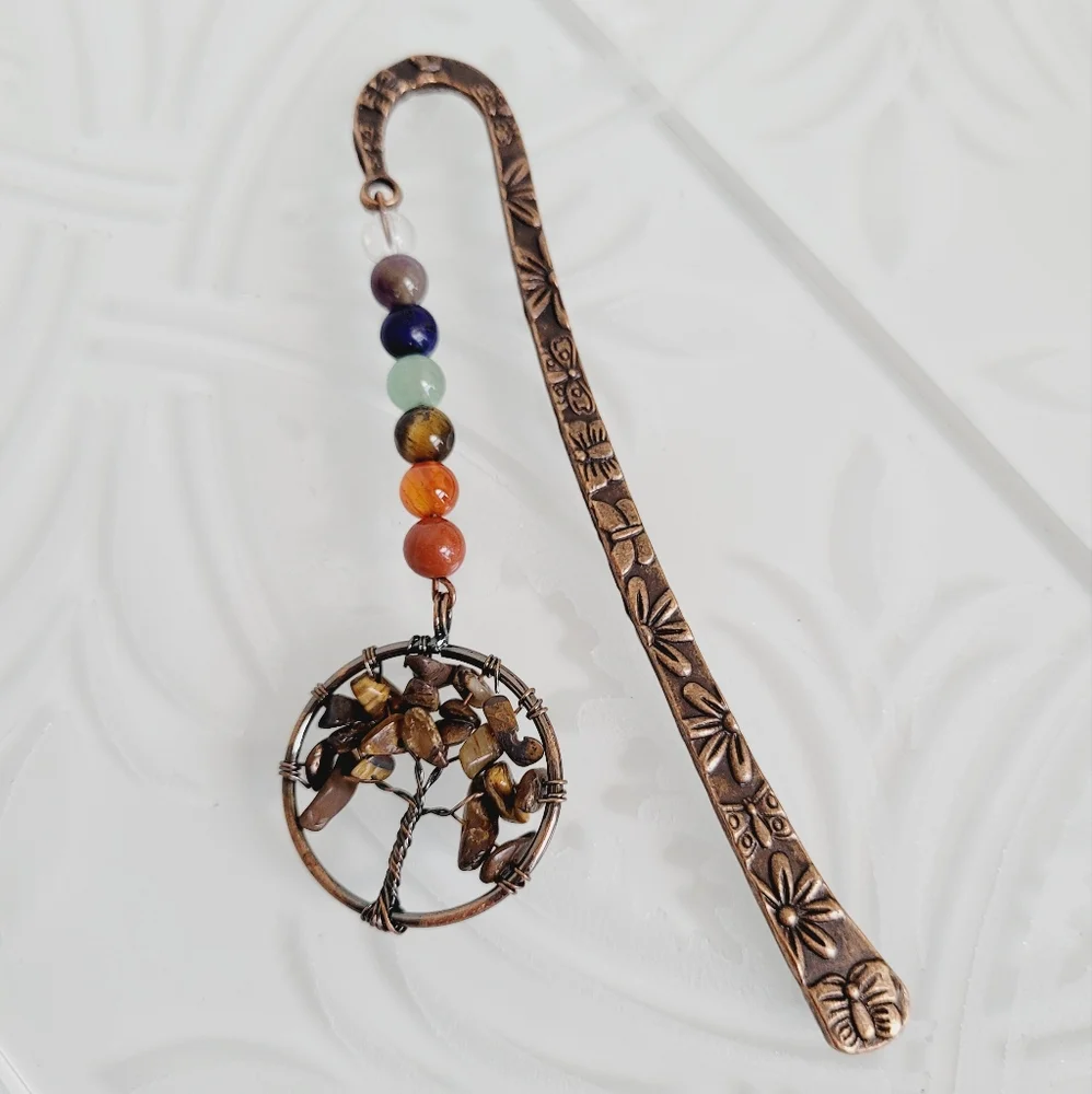 Tigers Eye Genuine Gemstone Bookmark NWT